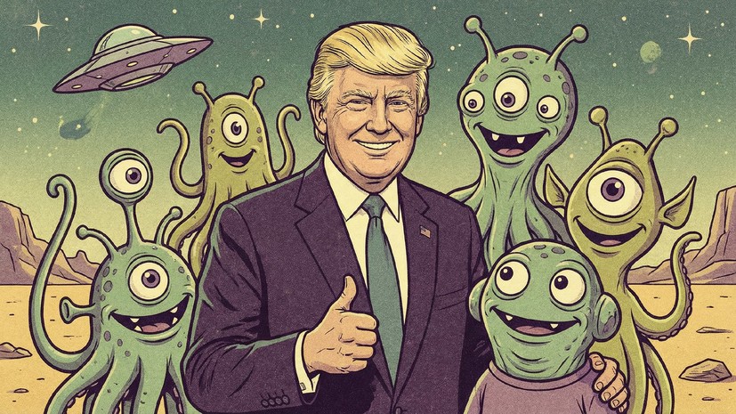 DS: Трамп выступит с важным в истории человечества заявлением об инопланетянах