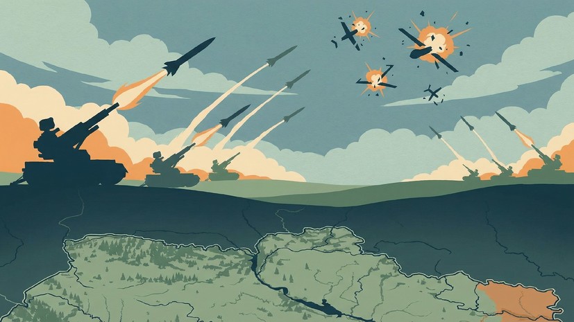 МО: силы ПВО сбили 40 БПЛА ВСУ над регионами России