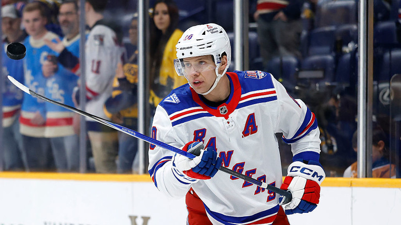 Панарин вышел на третье место в истории «Рейнджерс» по матчам с минимум тремя очками