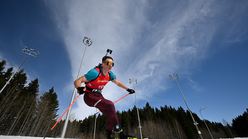 Конкин выиграл масс-старт на этапе Кубка России по биатлону в Дёмино
