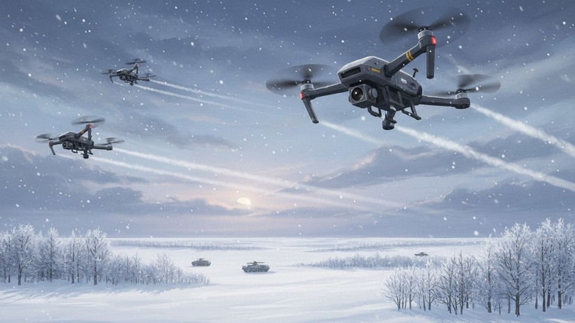 В Запорожской области при ремонте электросетей зафиксировали дроны-разведчики