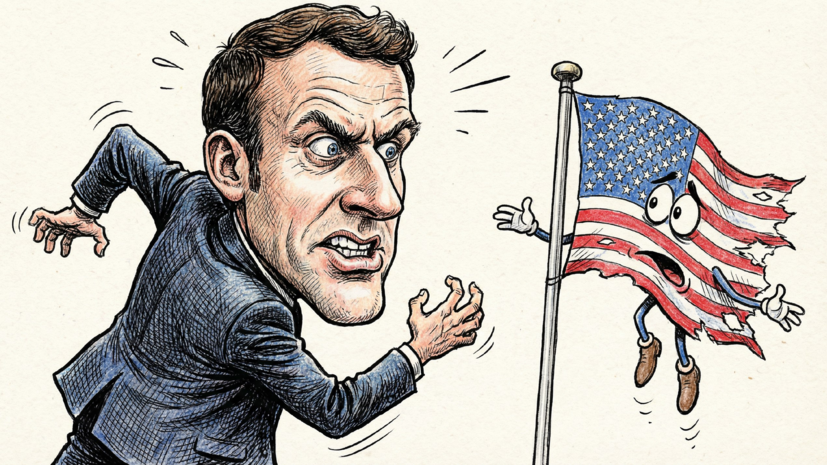 Figaro: Макрон предложит применить против США «антипринудительный» инструмент ЕС