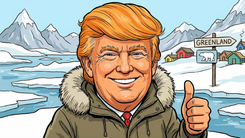 Публицист Петровский: Трамп войдёт в историю, если присоединит Гренландию