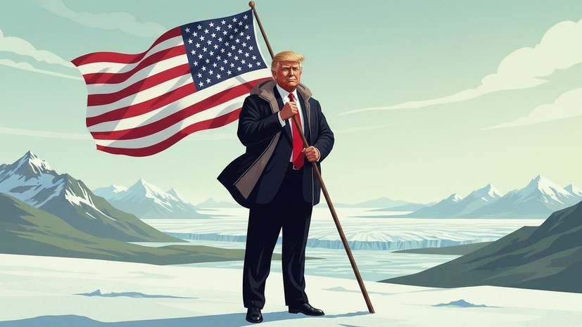 «Трамп, безусловно, войдёт в историю»: в Кремле согласились с мнением экспертов о Гренландии и США