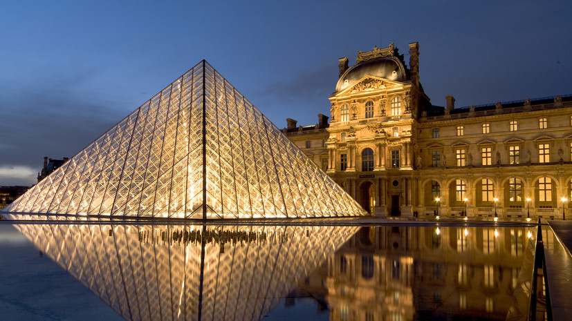 Французский телеканал показал видео ограбления Лувра