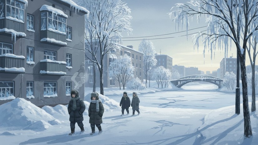 Появились кадры из Иркутской области, которую накрыли сильные морозы