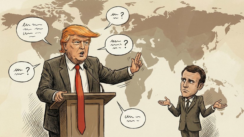 Трамп: Макрон никому не нужен, он скоро покинет офис