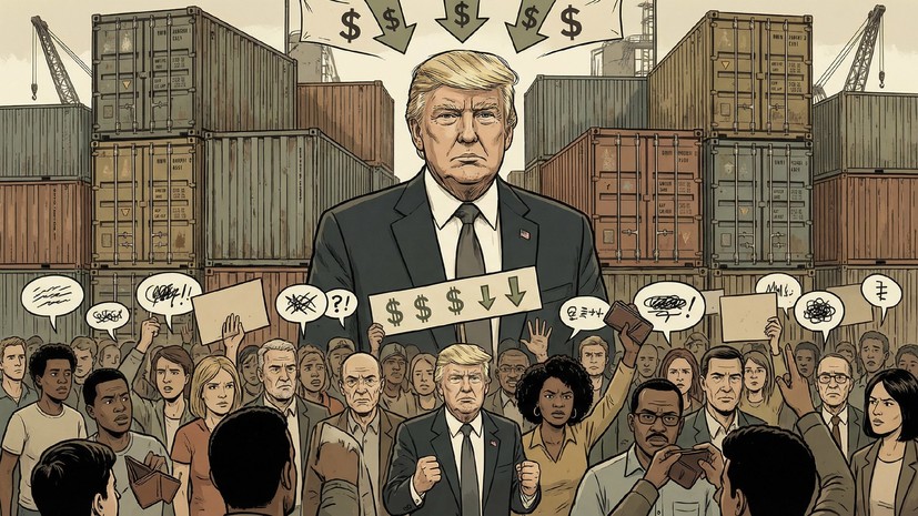 Bloomberg: издержки от импортных пошлин Трампа легли на американцев