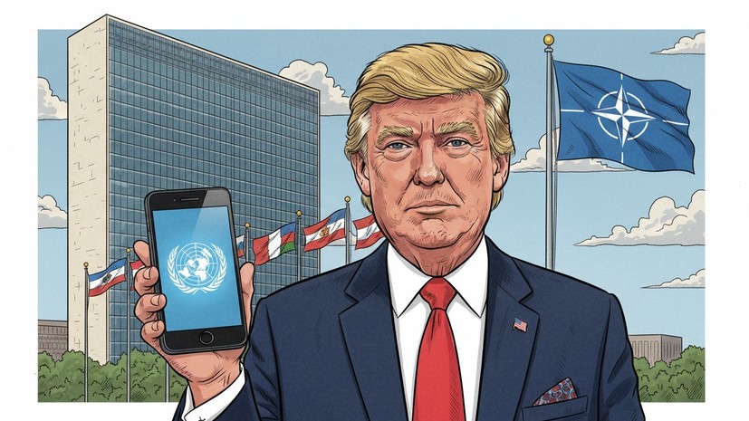 Трамп репостнул сообщение, в котором врагами США называют ООН и НАТО