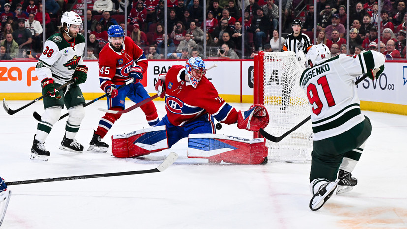 Дубль Тарасенко не спас «Миннесоту» от поражения в матче с «Монреалем»