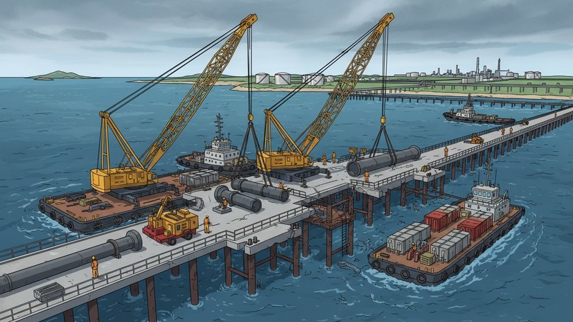 КТК готовится к демонтажу повреждённого при атаке ВСУ причала