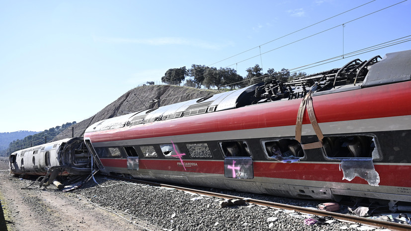 В Испании число погибших в железнодорожной катастрофе выросло до 43