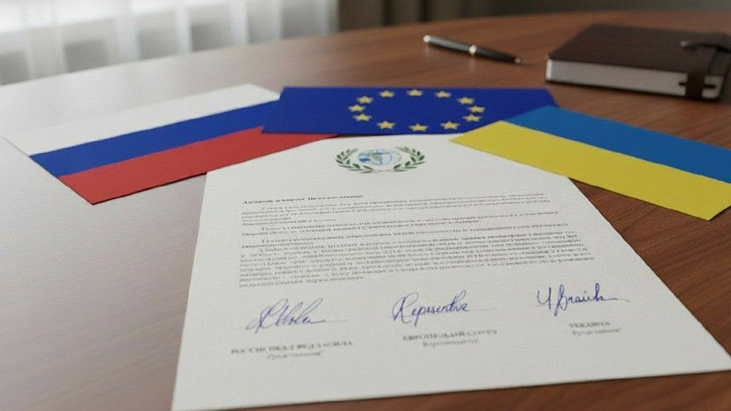 Bloomberg: Россия получила согласованный с ЕС и Украиной черновик мирного плана