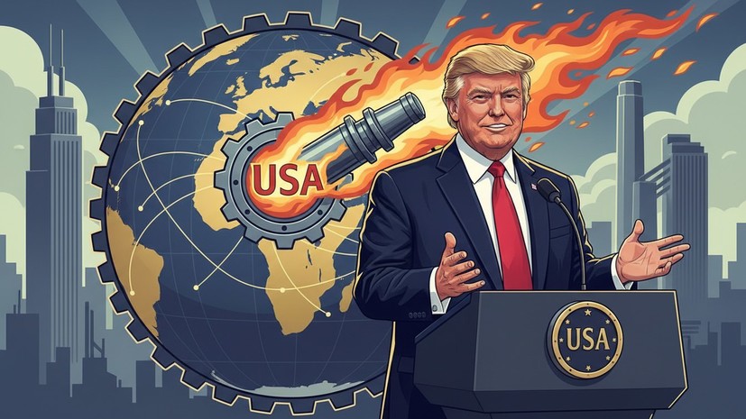 Трамп назвал США экономическим двигателем мира