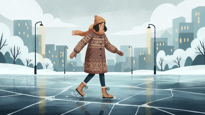 Врач Шишонин посоветовал не торопиться во время гололёда