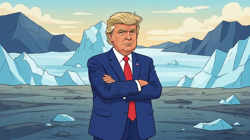 Трамп заявил, что не намерен применять силу для получения Гренландии