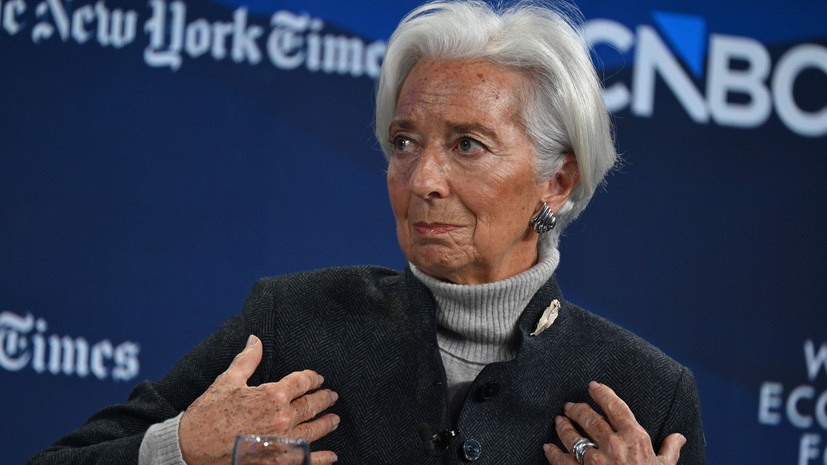 Глава ЕЦБ ушла с ужина в Давосе во время выступления Лютника