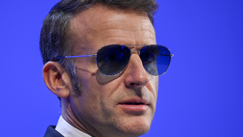 DM: кровоподтёк в глазу Макрона мог появиться из-за удара или пощёчины