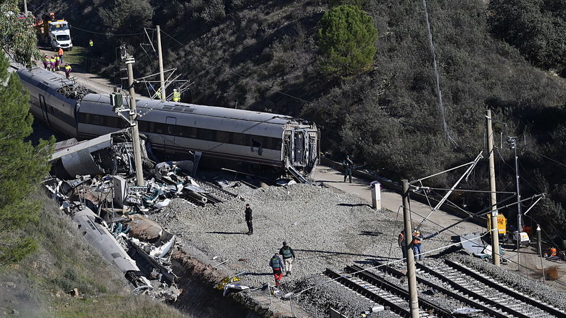В Испании назвали вероятную причину железнодорожной катастрофы в Кордобе