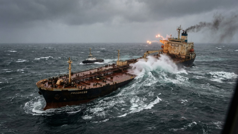 Bloomberg сообщил о потере управления танкером «Прогресс»