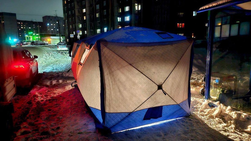 В Мурманске открыли уличные пункты помощи на фоне отключений света