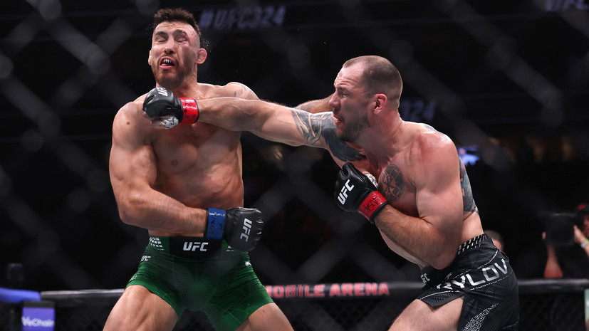 Крылов нокаутировал Букаускаса на турнире UFC 324