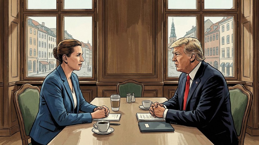 NYT: Трамп 45 минут отчитывал премьера Дании Фредериксен по теме Гренландии