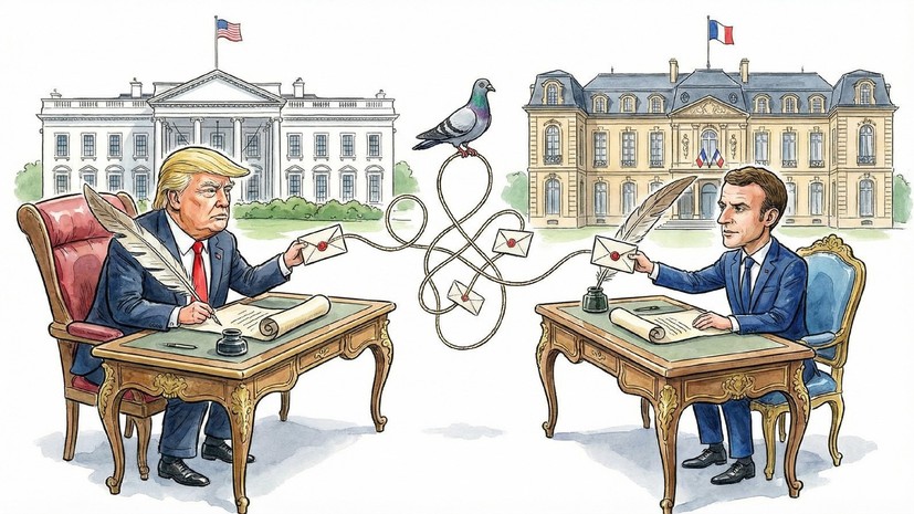 Песков: Европа «встала на дыбы» после публикации Трампом переписки с Макроном