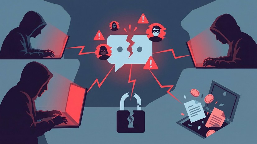 В МВД предупредили о мошеннической схеме с поддельными рабочими чатами