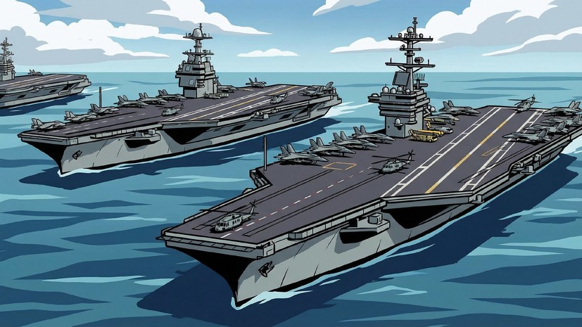 Fox News: авианосная группа США пока не готова нанести удар по Ирану