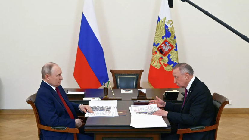 Путин встретился с Бегловым в Эрмитаже