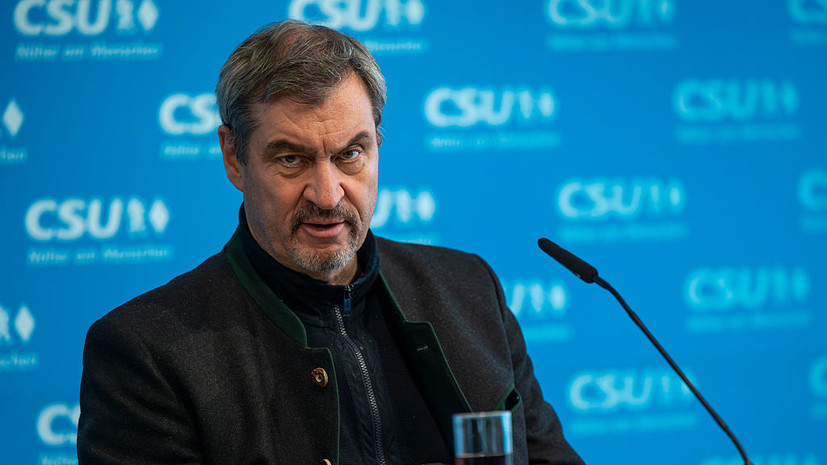 Премьер Баварии Маркус Зедер скептически оценил готовность ЕС к принятию Украины