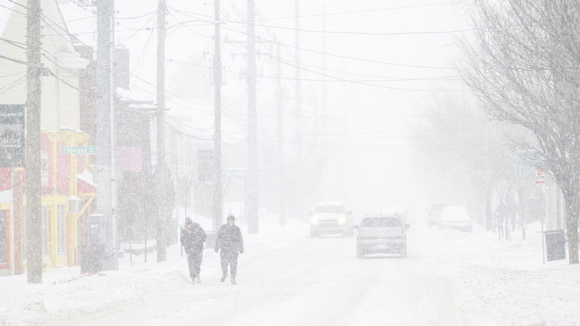 AP: число погибших из-за снежного шторма в США достигло 30