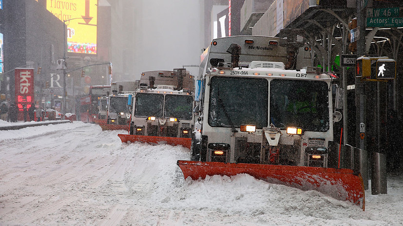 Мэр Вашингтона объявила о продлении режима ЧС из-за снежного шторма