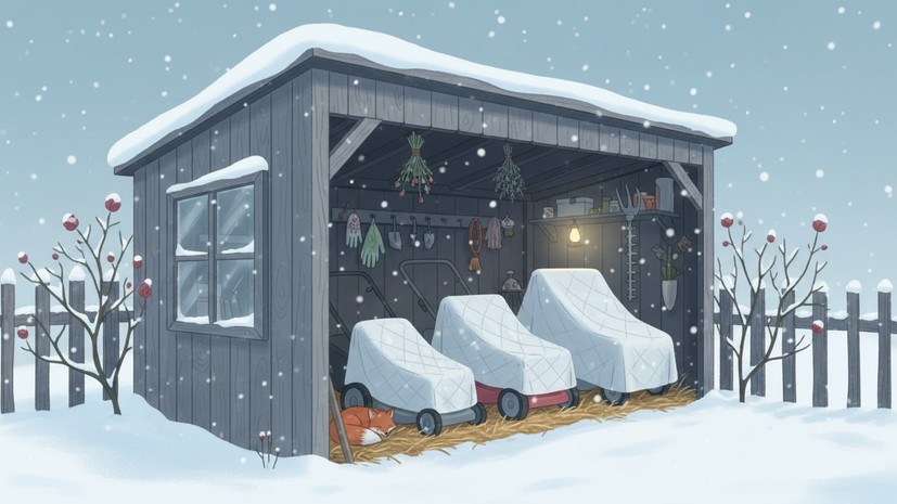 Россиянам рассказали об особенностях хранения садовой техники зимой