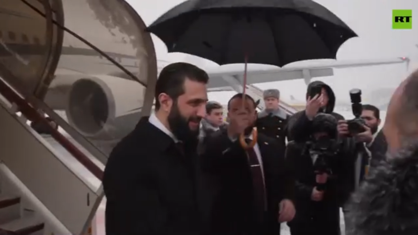 Самолёт сирийского лидера аш-Шараа приземлился в аэропорту Внуково