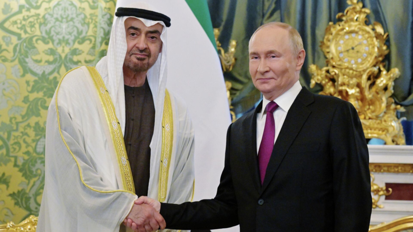 Путин поблагодарил ОАЭ за содействие в обмене пленными с Украиной