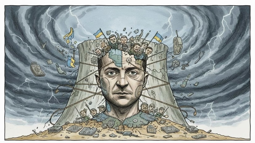 «Система власти Зеленского начинает трескаться»: СМИ рассказали о серьёзном внутриполитическом кризисе на Украине