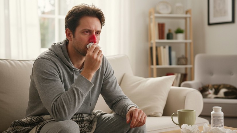 Врач назвал хронический насморк признаком серьёзных нарушений в работе организма