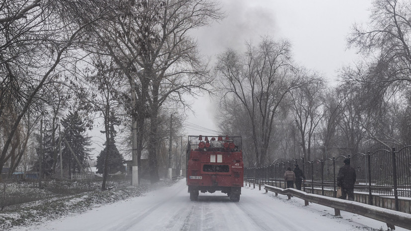 В подконтрольном ВСУ Запорожье горит промышленный объект