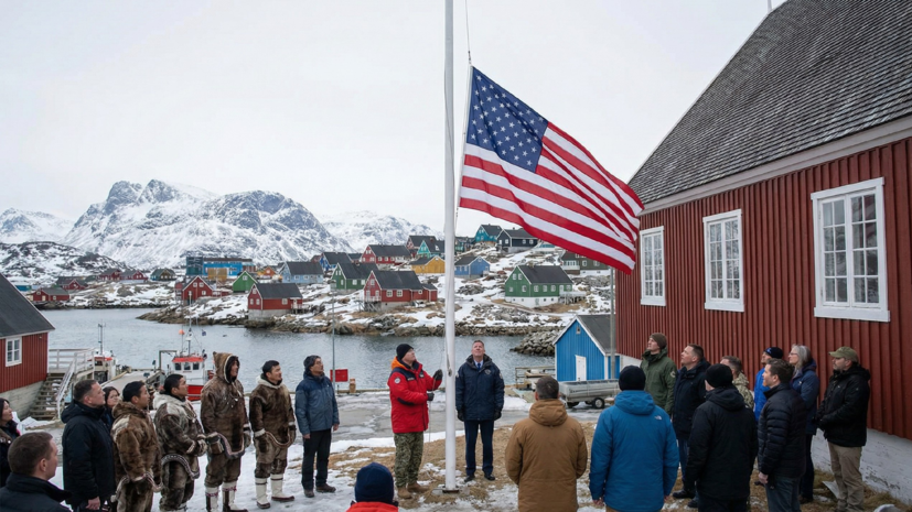 Мэр Нуука Ольсен раскритиковала попытку поднять флаг США в столице Гренландии