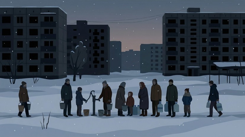 В Киеве пропало водоснабжение на фоне блэкаута