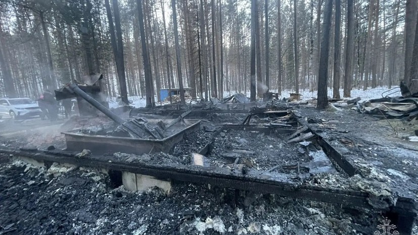 В Хакасии при пожаре в гостевом доме погибли три человека