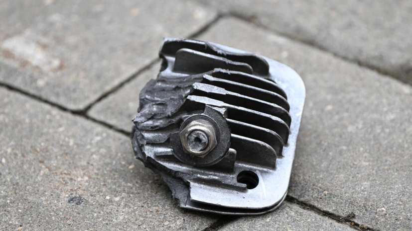 В Краснодарском крае обломки БПЛА упали на территории частного дома