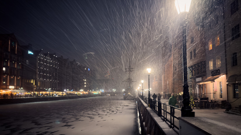 В Польше с начала зимы более 50 человек погибли из-за морозов