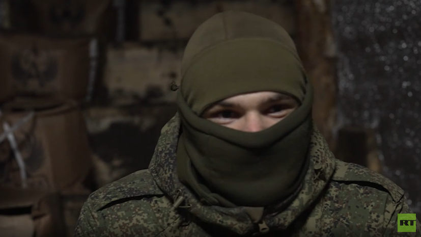 Боец Банкир рассказал о работе с наземным роботом «Курьер»