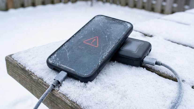 Аналитик Муртазин: зарядка смартфона на морозе вредит аккумулятору