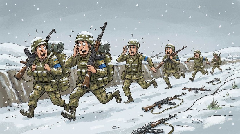 РИА Новости: ВСУ бегут с позиций и бросают оружие в Сумской области