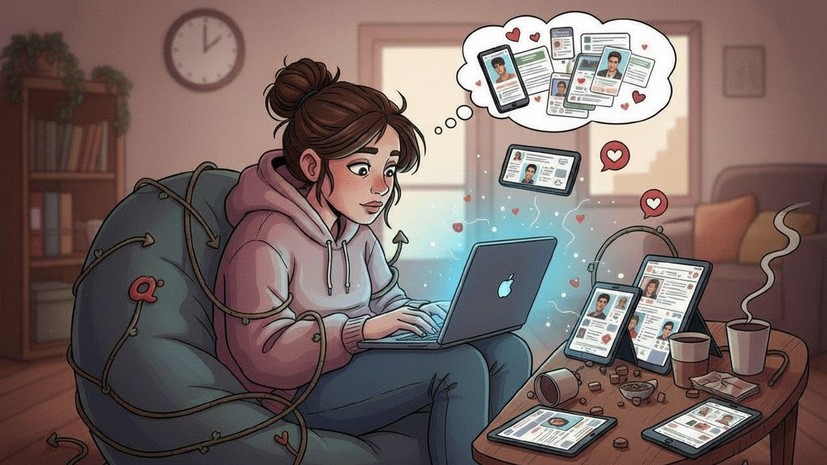 Психолог Абравитова пояснила, кто рискует надолго зависнуть на сайтах знакомств