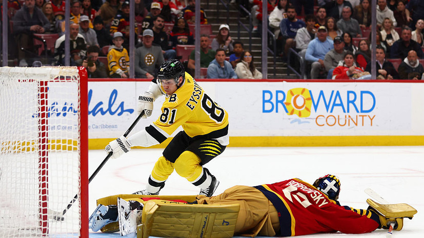 «Флорида» по буллитам одержала победу над «Бостоном» в НХЛ, у Бобровского 25 сейвов